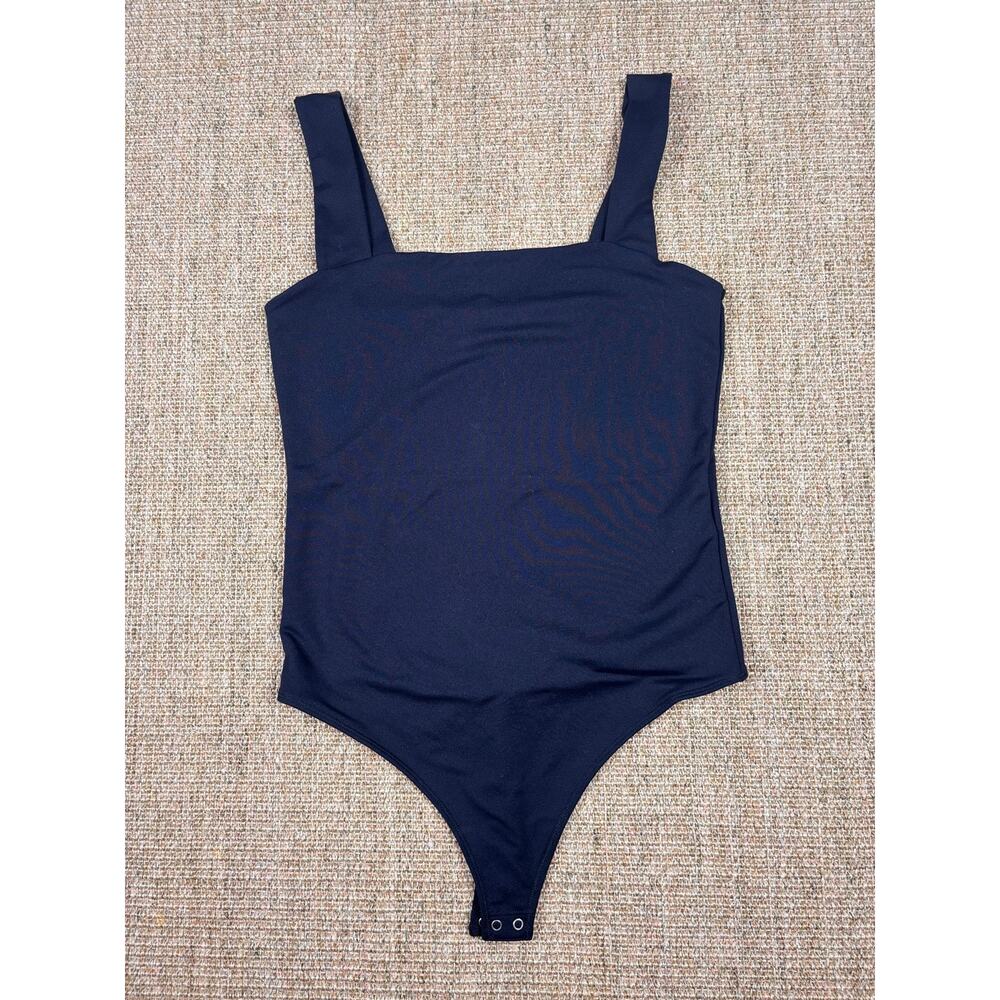 🖤 Abercrombie & Fitch Soft AF Square Neck Bodysuit | Size M | Black
